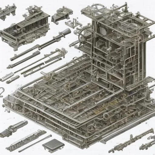 Prompt: Kiyotaka Haimura, Kenji Tsuruta, Hiroshi Masumura, Katsuhiro Otomo, Katsuya Terada, Surreal, mysterious, bizarre, fantastical, fantasy, Sci-fi, Japanese anime, world of human girl type automata, parts diagram, screw-type spring-type contraption, rewinding time, compressing space, repairman girl, beautiful perfect voluminous body in full colour, close up in picture, hyper detailed masterpiece high resolution definition quality depth of field cinematic lighting realistic 