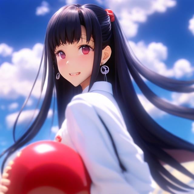 Prompt: Asagi Tohsaka, Akira Ozaki, Surreal, mysterious, bizarre, fantastical, fantasy, Sci-fi, Japanese anime, beautiful girls in miniskirts enjoying bowling, perfect bodies, silver-haired older sister, black-haired short-haired boyish, red-haired wavy energetic girl, dynamism, looking up angle, smile, surprise, fun, detailed masterpiece