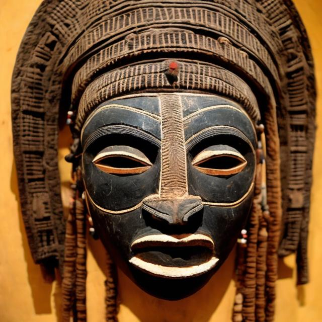 Prompt:   Masterpieces vodun masks  renditions super realism