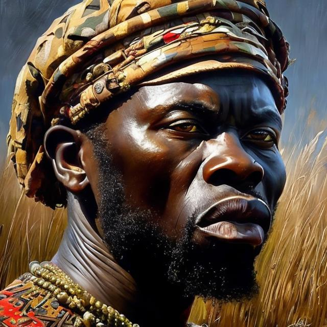 Prompt: Edouard Moyse masterpieces, Zulu renditions super realism