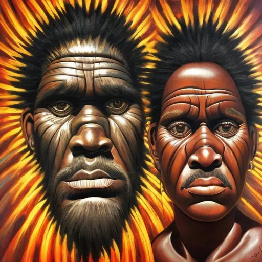 Prompt:   masterpieces,Australian Aboriginal renditions super realism