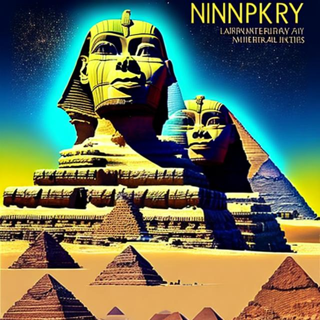 Prompt: International black history month 2024 Iconic posters with the sphinx and pyramids,Ndebele renditions, super realism masterpieces