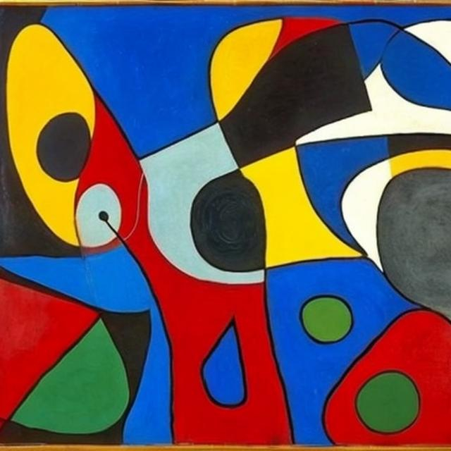 Prompt: Miro masterpieces,Aboriginal renditions super realism