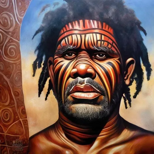 Prompt:   masterpieces,Australian Aboriginal renditions super realism