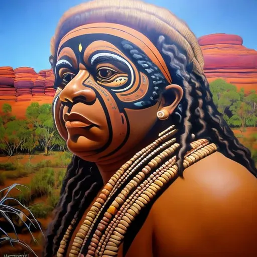 Prompt: Polloc masterpieces, Aboriginal renditions super realism