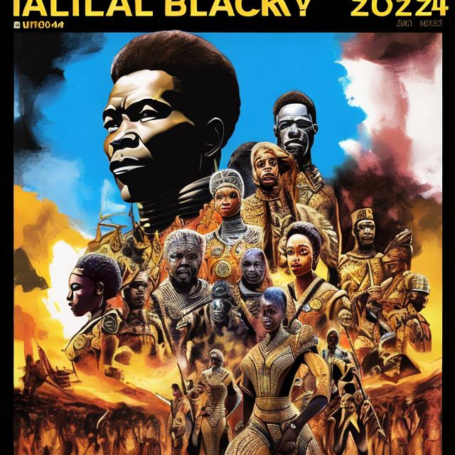 International black history month 2024 Iconic poster...