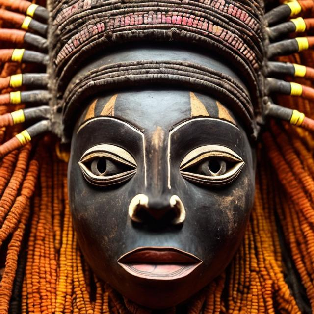 Prompt:   Masterpieces vodun masks  renditions super realism