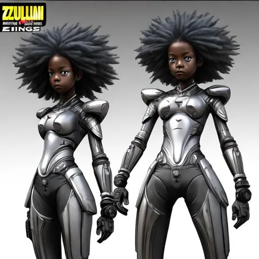 Prompt: Zulu futuristic Manga 8 characters super realism