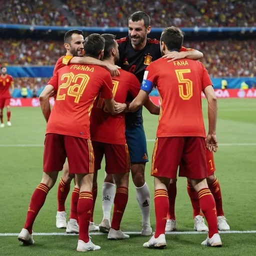 Prompt: spain or frane euros semi final uefa euros 2024