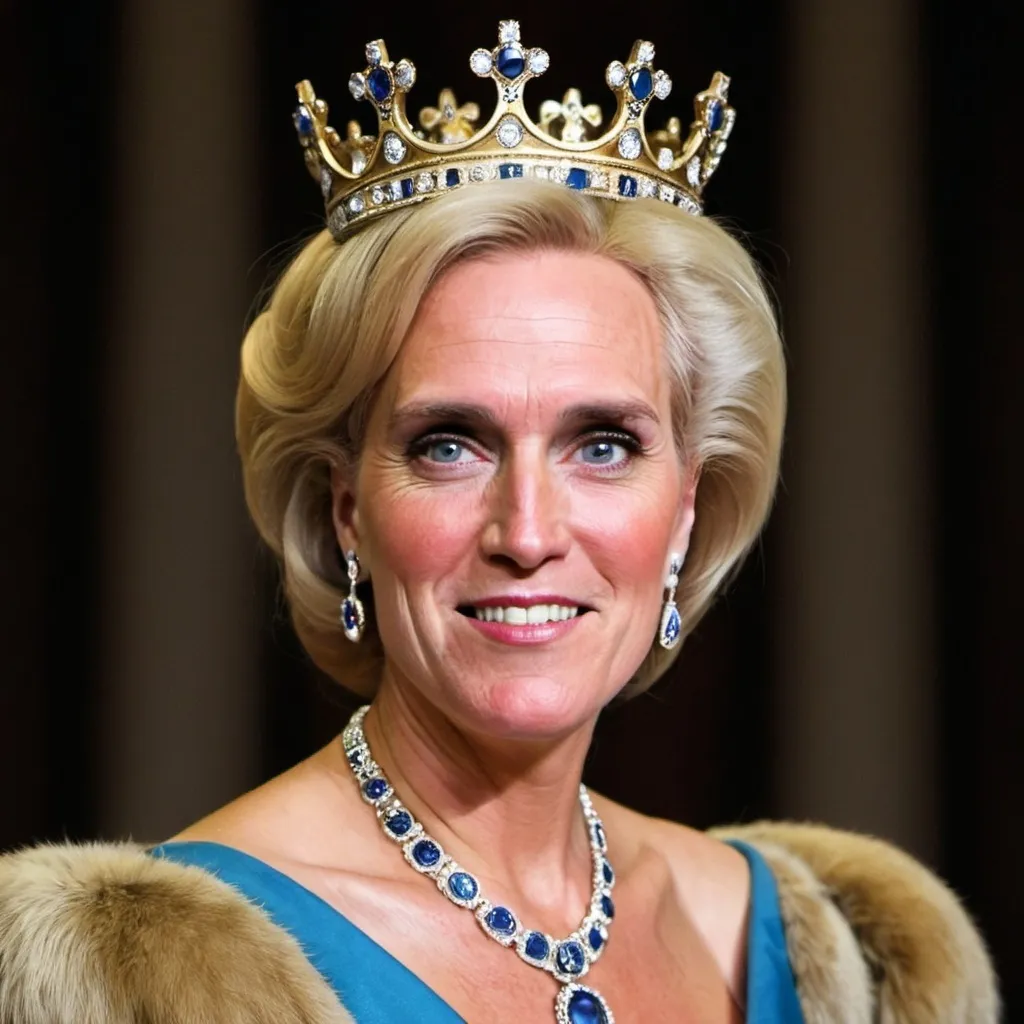 Prompt: Mitt Romney as a queen