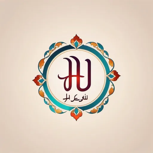 Prompt: create a beautiful colored logo for this name in arabic with korean with french style, the name is : H a j e u r
the name of the logo is H a j e U r