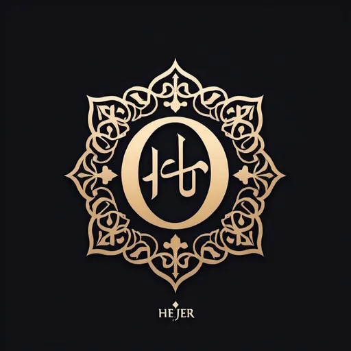 Prompt: create a beautiful logo for this name in arabic with korean with french style, the name is : Hèjer
the name of the logo is Héjer