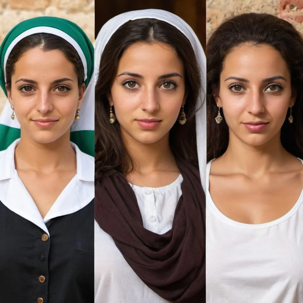 Prompt: Give me a picture of a  young Italian 2,5% Nigérian 2,5% and Lybian Tunisian 75% andalous ibéric 20%  woman, what does an Italian 2,5% Nigérian 2,5% and Lybian Tunisian 75% andalouse ibéric 20%  woman look like for real ?