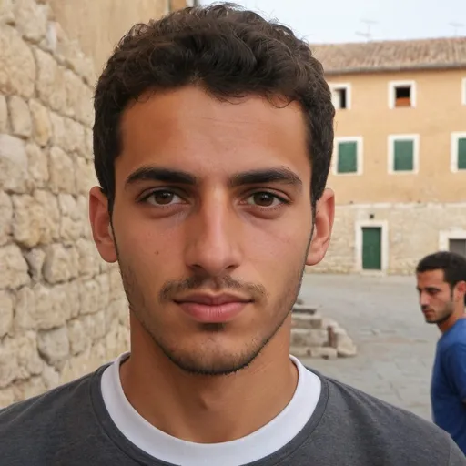 Prompt: Give me a picture of a  young  andalouse ibéric  Lybian Tunisian   Corse French man (italian 2%), what does look like for real ?