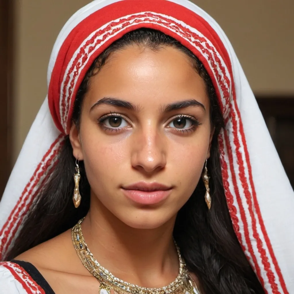 Prompt: Give me a picture of a  young Italian Nigérian Lybian Tunisian ibéric woman, what does a  Italian Nigerian Lybian Tunisian ibéric woman look like for real ?