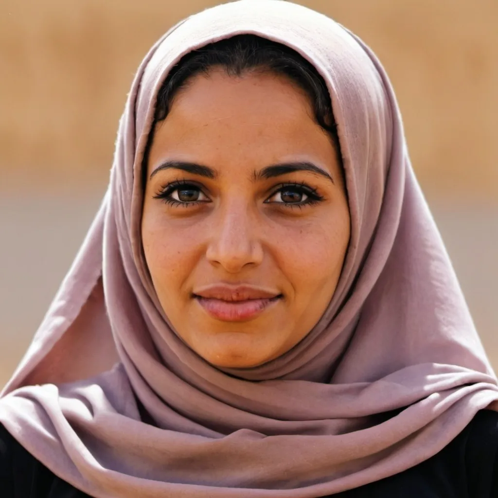 Prompt: Give me a picture of a Libyan woman, what does a Libyan woman look like?