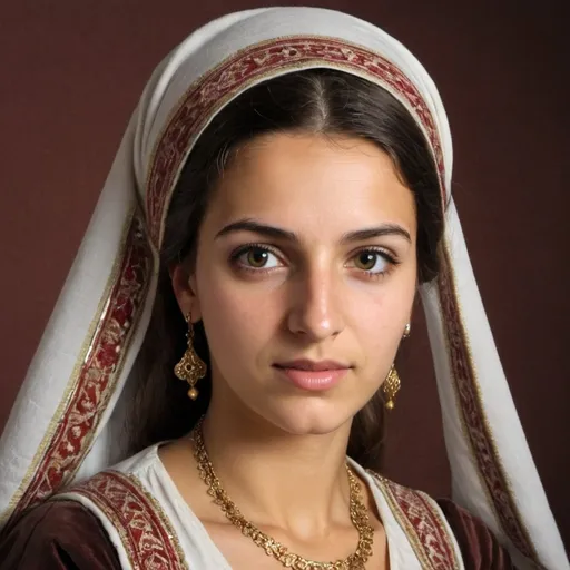 Prompt: Give me a picture of a  young  ottoman andalouse ibéric  Lybian Tunisian  Corse woman, what does ottoman andalous ibéric  woman  look like for real ?