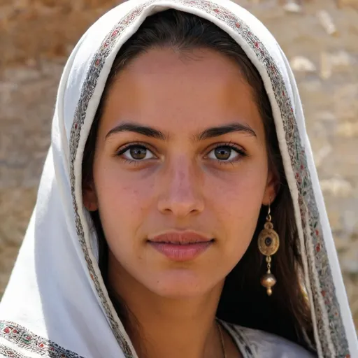 Prompt: Give me a picture of a  young  andalouse ibéric  Lybian Tunisian   corse woman, what does andalous ibéric  woman  look like for real ?