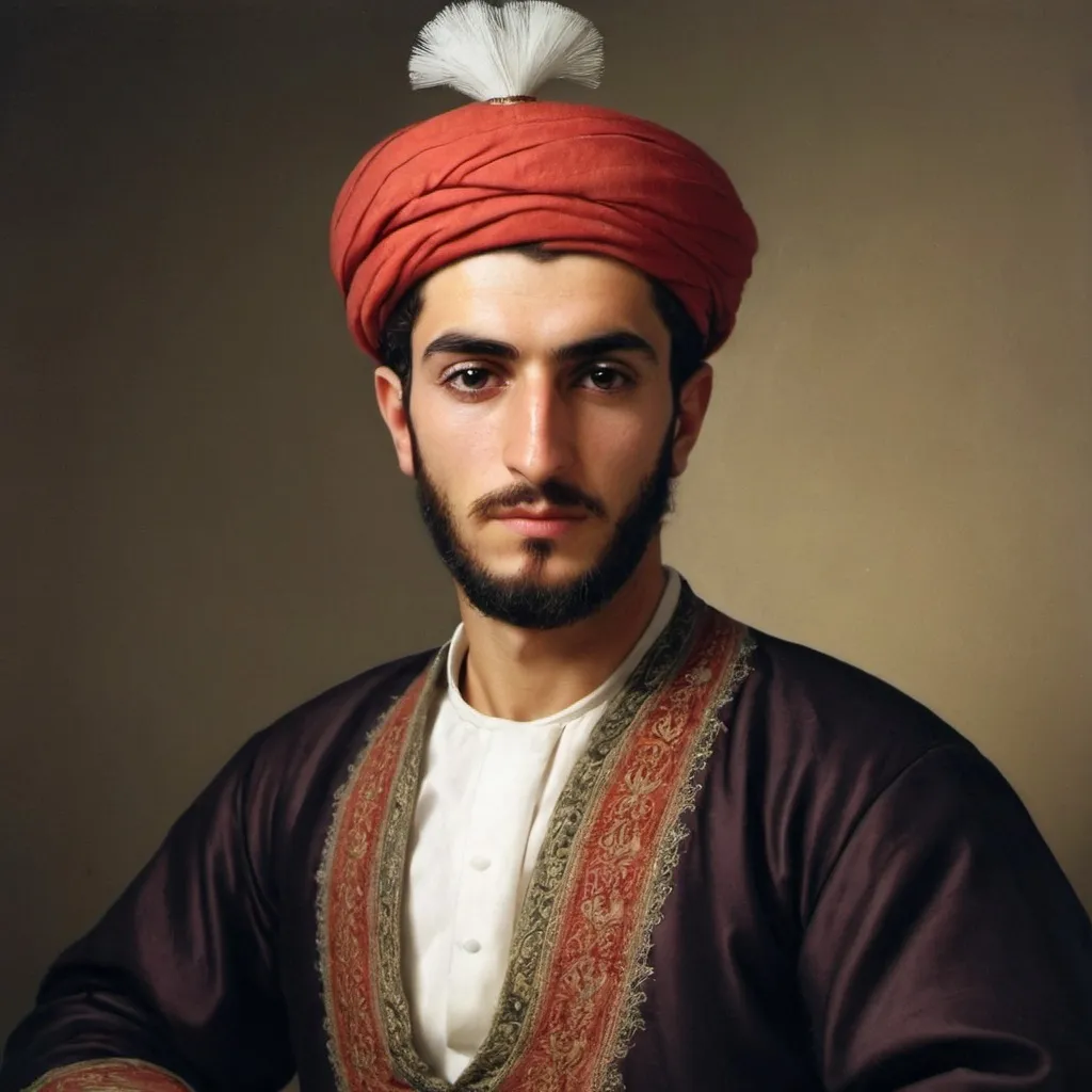 Prompt: Give me a picture of a  young  ottoman ibéric  man, what does ottoman andalouse ibéric  man with  look like for real ?