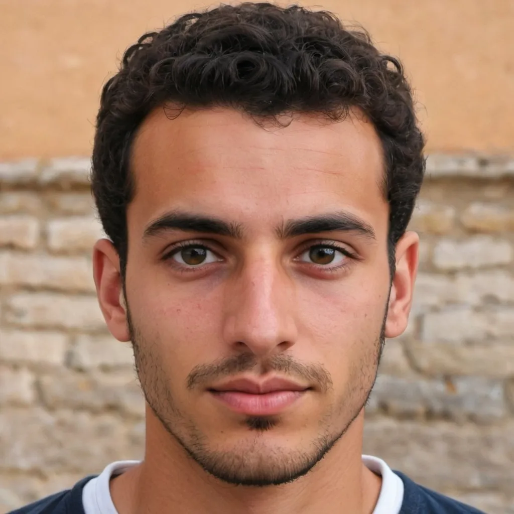 Prompt: Give me a picture of a  young  andalouse ibéric  Lybian Tunisian   Corse French man (italian 2%), what does look like for real ?