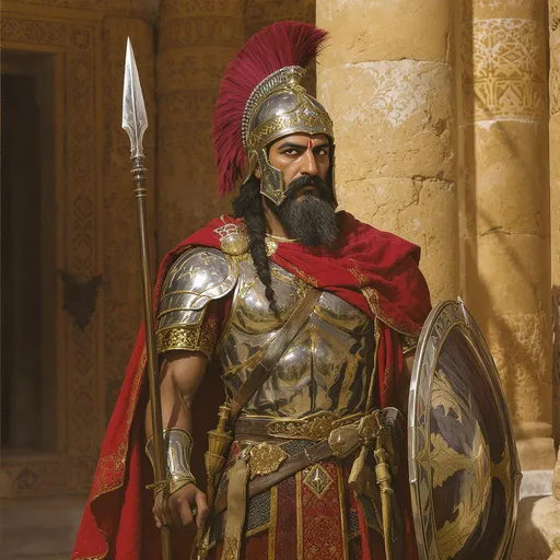 Prompt: Soldier of the Achaemenid era of ancient Iran