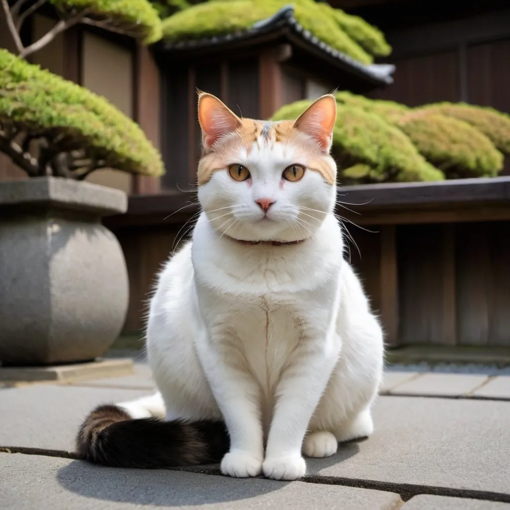 Prompt: a japanese cat