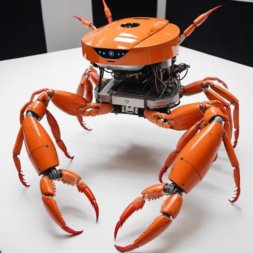 Prompt: A Robot With Crab Legs