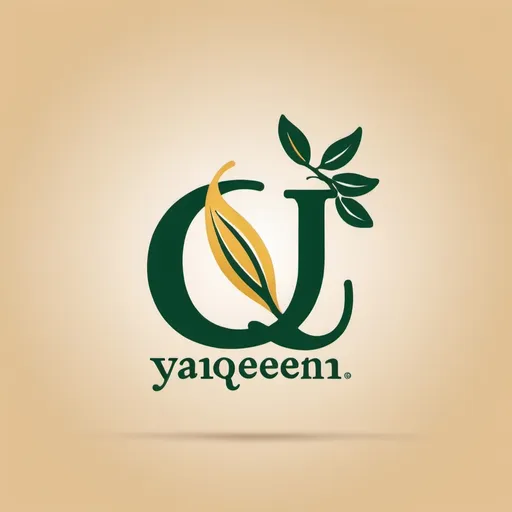 Prompt: "Design a logo for an organic food brand that features the word 'YAQEEN' in capital letters. The letter 'Q' should have a tail designed to look like a mustard branch, integrating natural elements into the typography. The overall design should be simple, innovative, and sophisticated, using colors such as green, yellow, and brown to emphasize the organic nature of the brand. The logo should be clean and modern, with creativity focused on the word itself. in logo the word YAQEEN  has to be side by side and readable and every word has to be present. and the word it self has to be the logo. there will be no other element. 

i think based on the given result you are not getting it. logo has to a one single word that is YAQEEN