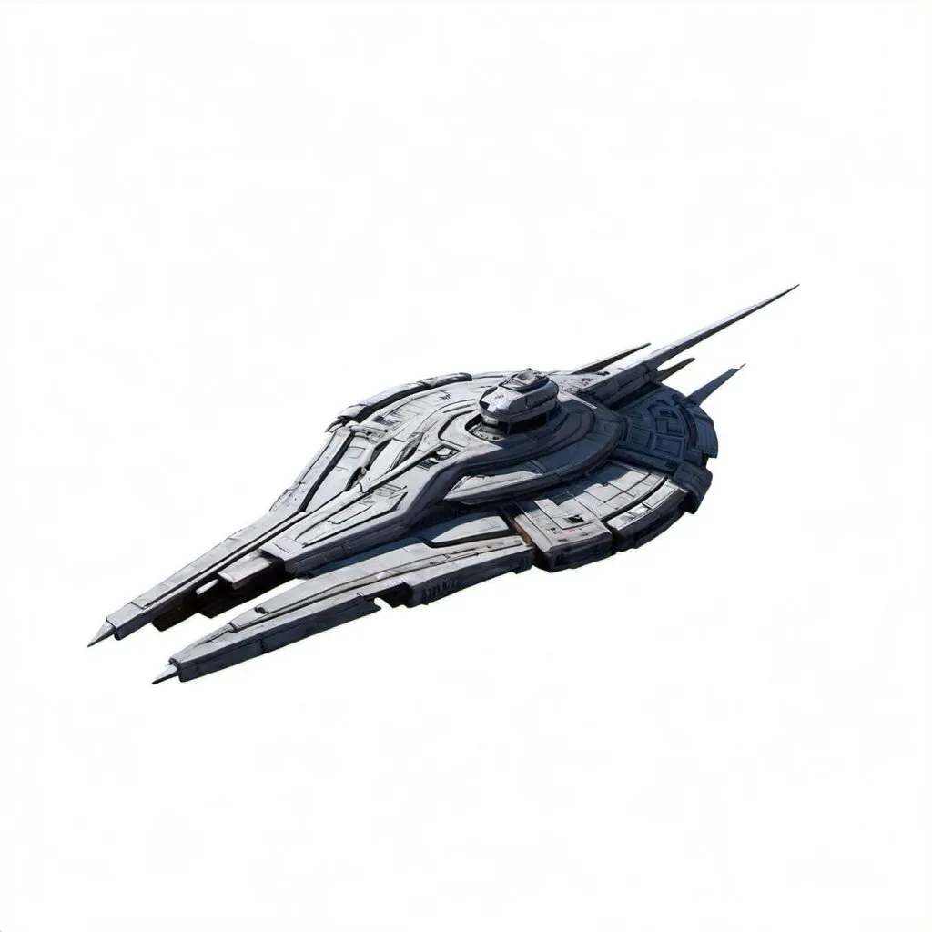 Prompt: make this ship, but with white paint
