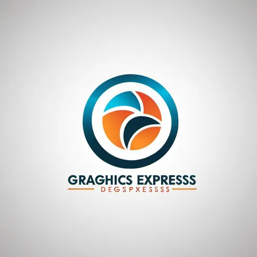 Prompt: Generate a logo for a graphics company with the name: graphics design express