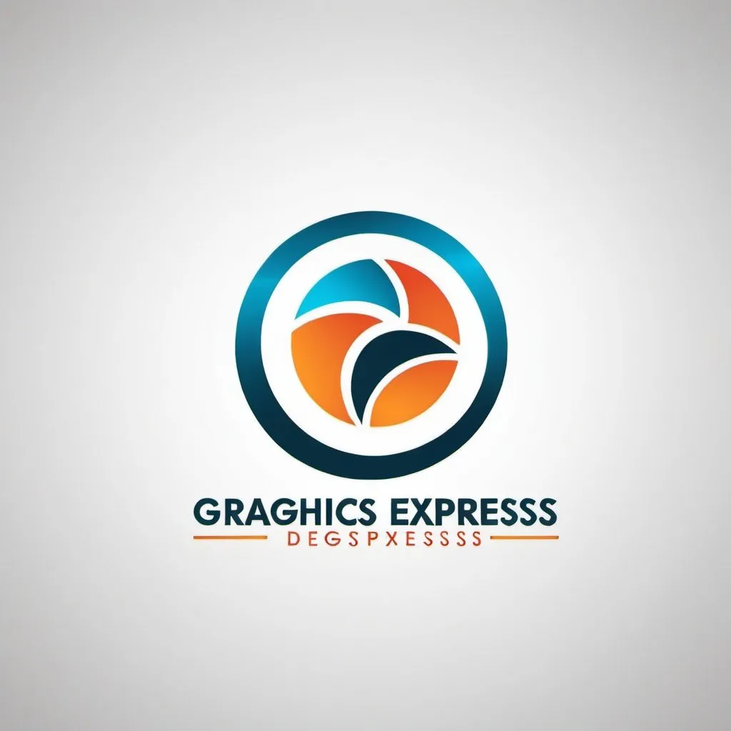 Prompt: Generate a logo for a graphics company with the name: graphics design express