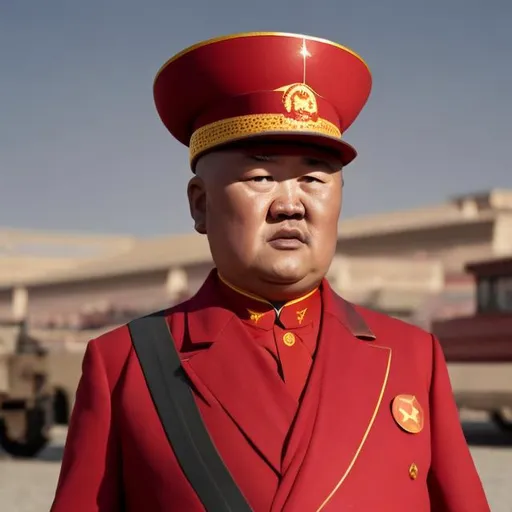 Prompt: Communist Mongolian General