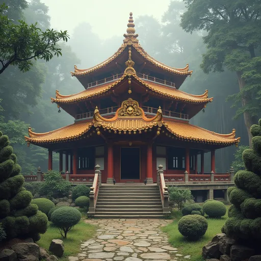 Prompt: temple