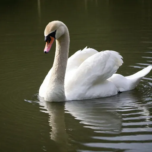 Prompt: swan on the lake





