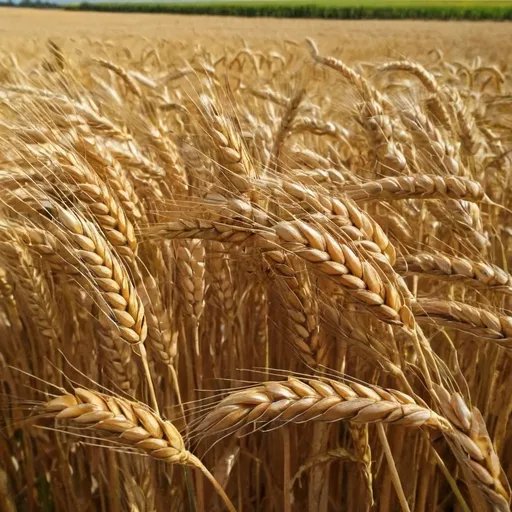 Prompt: wheat field