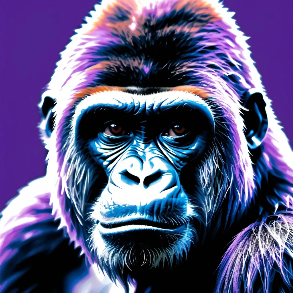 Prompt: gorilla tag
purple monkey
