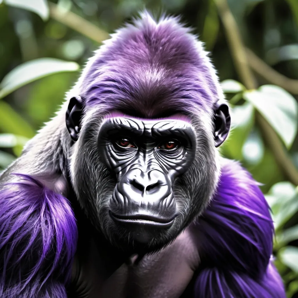 Prompt: gorilla tag
purple monkey
