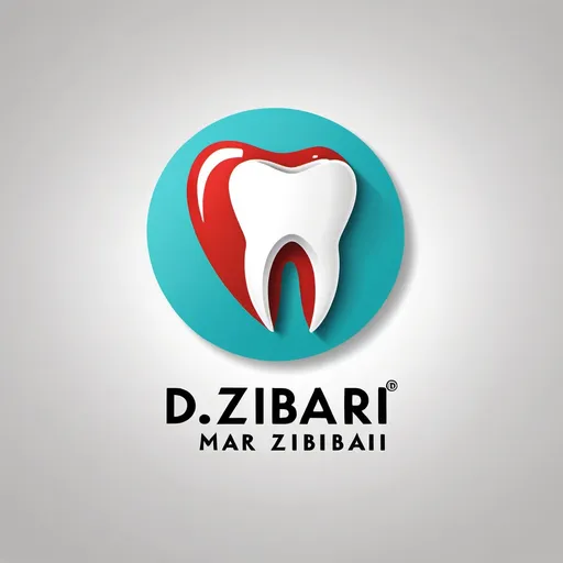 Prompt: Logo for my account about dental the name DR ZIBARI

