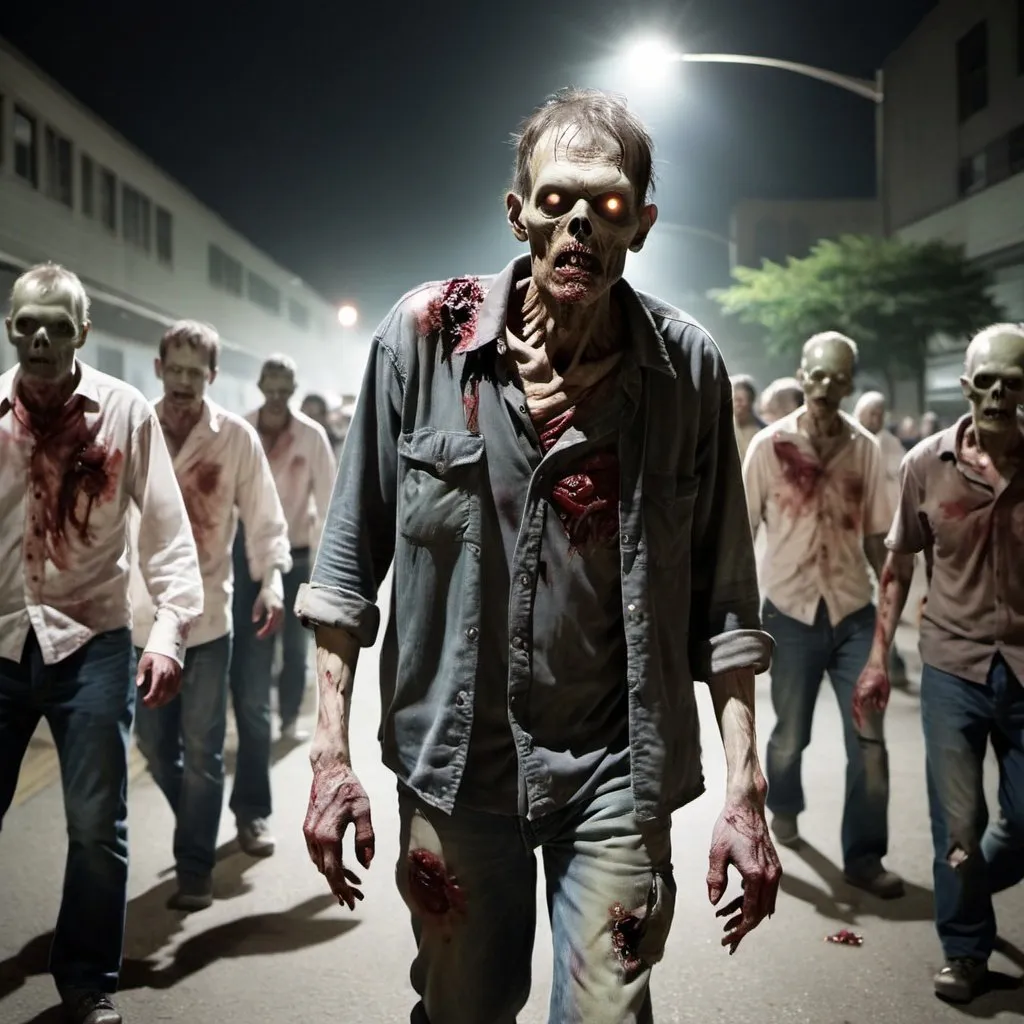 Prompt: zombie walking
