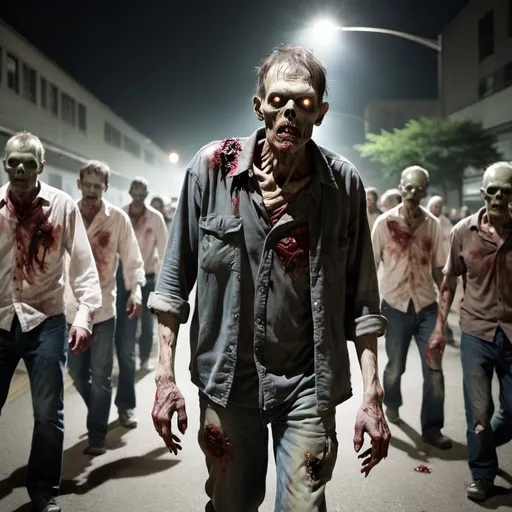 Prompt: zombie walking
