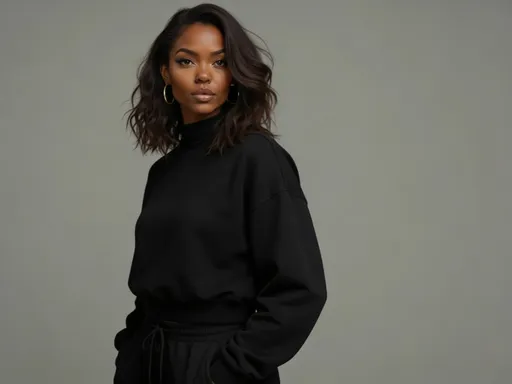 Prompt: @2huYN9MxEelN36KpVOsw Casual modern R&B artist vibe.
Relaxed confidence, natural posture.
Tasteful urban streetwear, fully covered.
Neutral or minimal background.
Soft studio or natural lighting.
Candid, off-guard moment.
Authentic, contemporary music artist energy. Candid off-duty artist moment, calm and grounded.