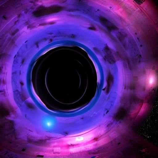 Prompt: a chaos void with infinite possibilities of unknown origin in the great void of space, sci - fi, black hole, photo realistic, unreal engine 5,