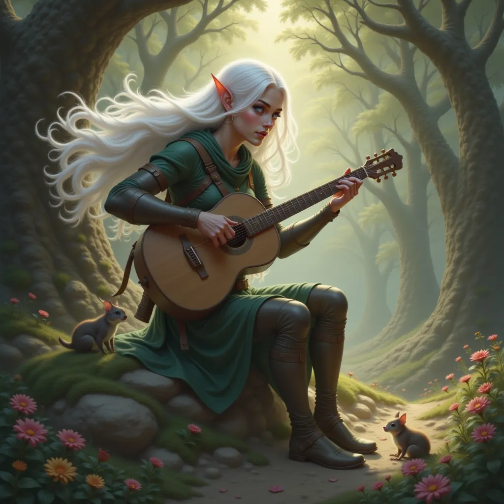 Prompt:  @63l77Q9TKZHKwYSGWDR2 playing guitare