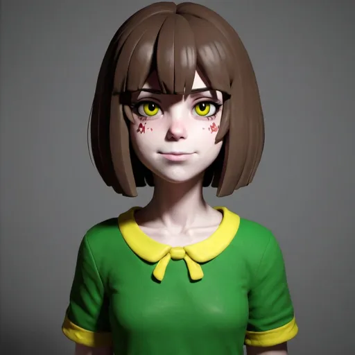 Prompt: Chara from Undertale 