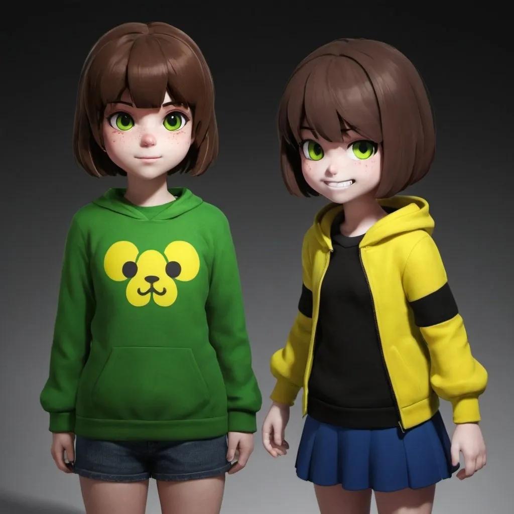 Prompt: Chara from Undertale 