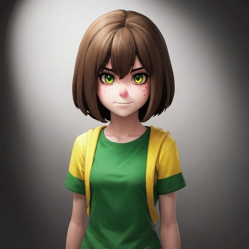 Prompt: Chara from Undertale 