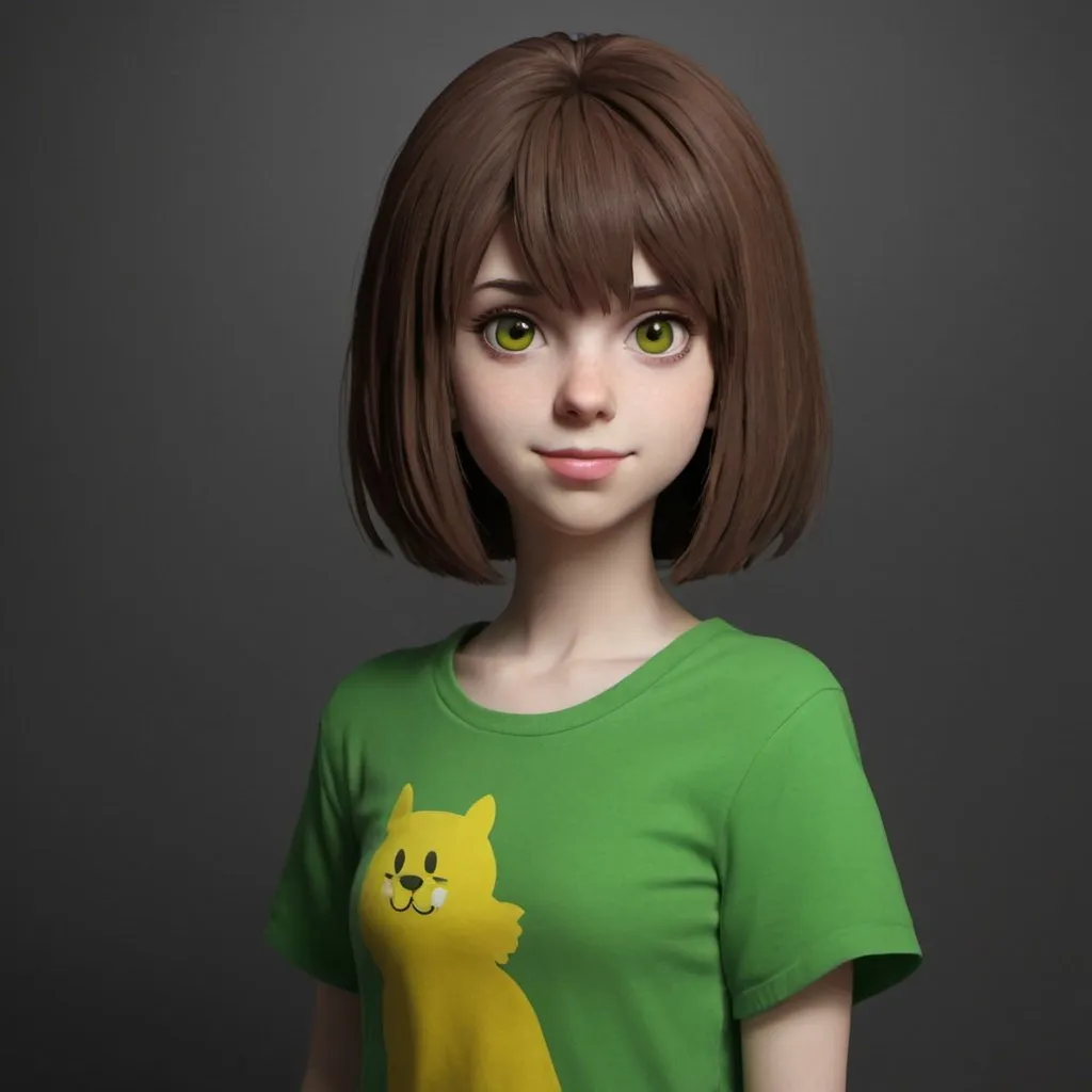 Prompt: Chara from Undertale 