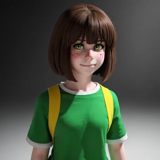 Prompt: Chara from Undertale 