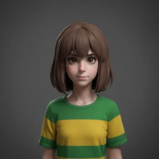 Prompt: Chara from Undertale 