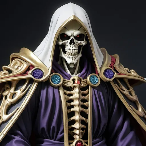 Prompt: ainz ooal gown